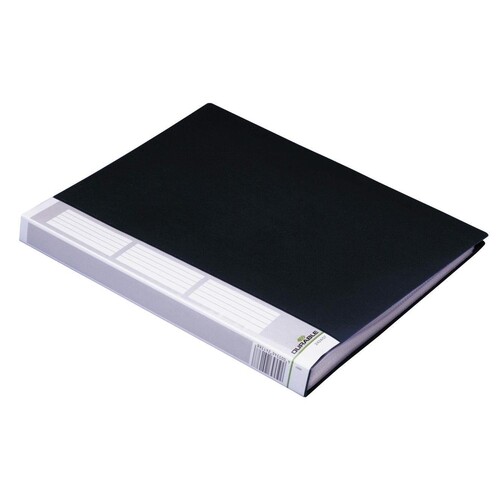 Sichtbuch Duralook A4 mit 40 Hüllen Rückenbr. 25mm schwarz Durable 2424-01 Produktbild Additional View 1 L