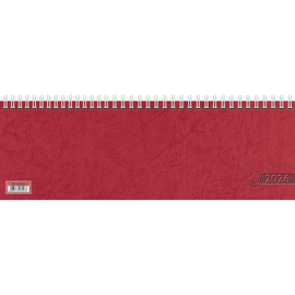 Querterminkalender 2026 UWS 29,7x10,5cm 1 Woche/1 Seite rot Glocken 50-71921206 Produktbild