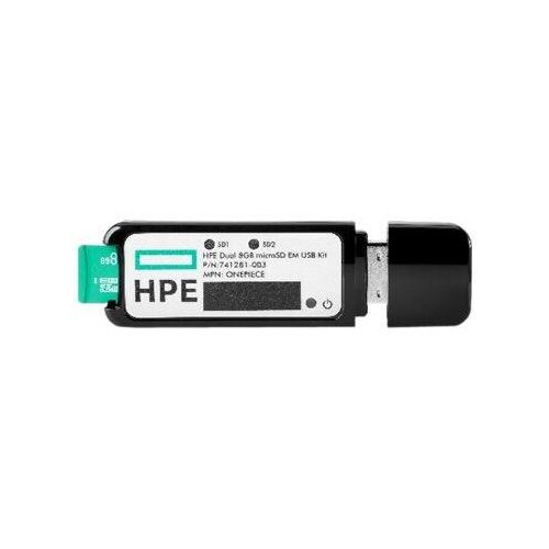HPE 32GB microSD RAID 1 USB Boot Drive - Flash (Boot) Produktbild Front View L