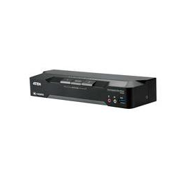 ATEN CM1942 - KVM-/Audio-/USB-Switch - 4K, DisplayPort, Dual-Display, Mini-Matrix, Boundless Produktbild