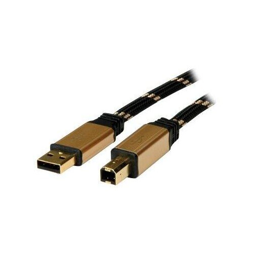 ROLINE Gold - USB-Kabel - USB (M) zu USB Typ B (M) Produktbild Additional View 1 L