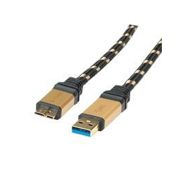 ROLINE USB-Kabel - Micro-USB Typ B (M) zu USB Typ A (M) Produktbild