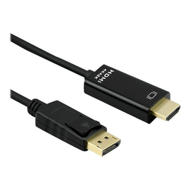 ROLINE Adapterkabel - DisplayPort männlich zu HDMI männlich - 2 m - abgeschirmt - Schwarz - hauchver Produktbild