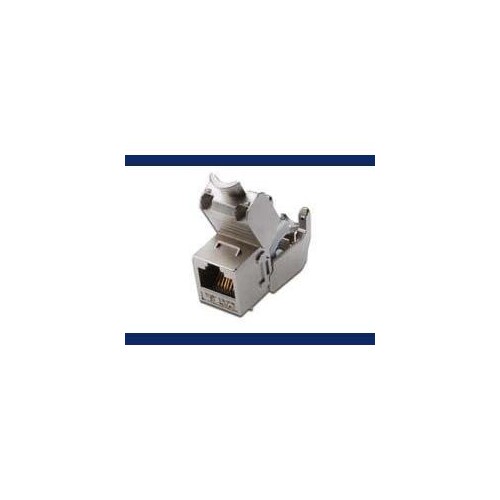 DIGITUS CAT 6A Keystone Modul, geschirmt, werkzeugfreier Montageanschluss Produktbild Additional View 1 L