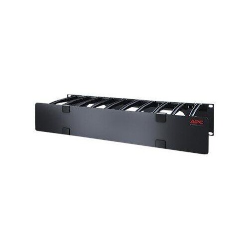 APC Horizontal Cable Manager Single-Sided with Cover Produktbild Additional View 1 L