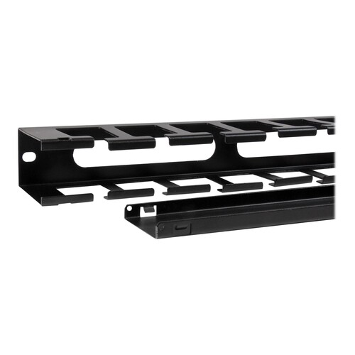 StarTech.com 1 HE 19 Rangierpanel / Kabelordner Kabelmanagement mit Abdeckung - Server Finger Kabelk Produktbild Additional View 1 L