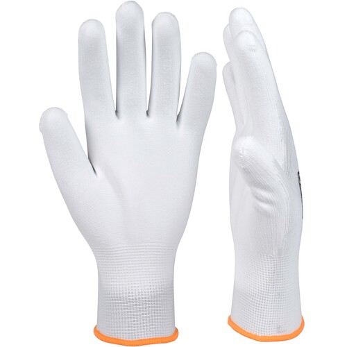 OX-ON Montagehandschuh  Polyester / Flexible Basic 1001 / Gr. 8 / weiß Produktbild Additional View 2 L