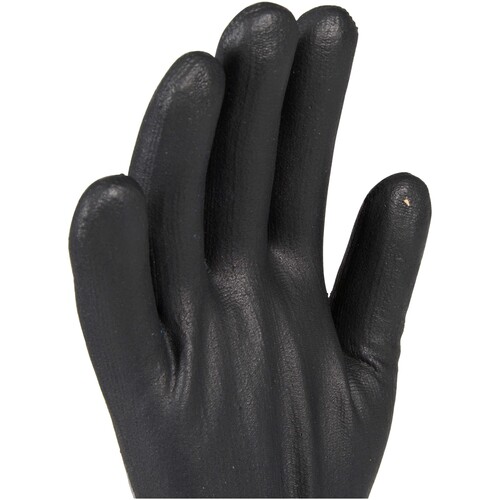 OX-ON Montagehandschuh  Nylon / Flexible Comfort 1305 / Gr. 6 / grau-schwarz Produktbild Additional View 6 L