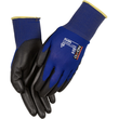 OX-ON Montagehandschuh / Nylon-Strick / Flexible Comfort 1308 / Gr. 7 / blau-schwarz Produktbild Additional View 1 S