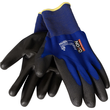 OX-ON Montagehandschuh / Nylon-Strick / Flexible Comfort 1308 / Gr. 7 / blau-schwarz Produktbild Additional View 4 S