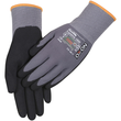 OX-ON Montagehandschuh Baumwoll-Strick / Flexible Supreme 1600 / Gr. 10  / grau-schwarz Produktbild Additional View 1 S