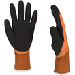 OX-ON Montagehandschuh Polyester-Strick / Flexible Supreme 1611 / Gr. 7 / orange-schwarz Produktbild Additional View 2 S