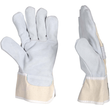 OX-ON Rindspaltleder-Handschuh / Worker Basic 2001 / Gr. 10 / weiß Produktbild Additional View 2 S