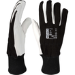 OX-ON Mechanikerhandschuh Leder / Worker Basic 2008 / Gr. 7 / schwarz-weiß Produktbild Additional View 6 S