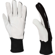 OX-ON Mechanikerhandschuh Leder / Worker Basic 2008 / Gr. 7 / schwarz-weiß Produktbild Additional View 2 S