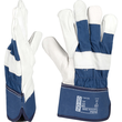 OX-ON Rindvollleder-Handschuh / Worker Supreme 2600 / Gr. 9 / weiß-blau Produktbild Additional View 6 S