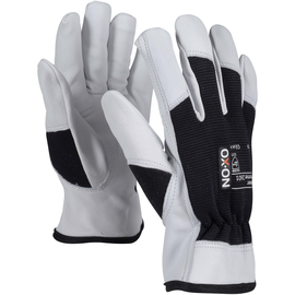 OX-ON Mechanikerhandschuh  Leder / Worker Supreme 2601 / Gr. 7 / weiß-schwarz Produktbild