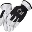 OX-ON Mechanikerhandschuh  Leder / Worker Supreme 2601 / Gr. 7 / weiß-schwarz Produktbild Additional View 1 S