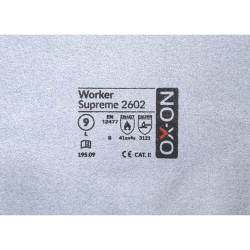 OX-ON Schweißerhandschuh  Leder / Worker Supreme 2602 / Gr. 7 / weiß Produktbild Additional View 7 L