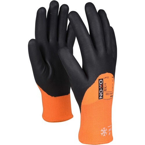 OX-ON Winterhandschuh  Acryl-Strick / Winter Comfort 3300 / Gr. 11 / orange-schwarz Produktbild