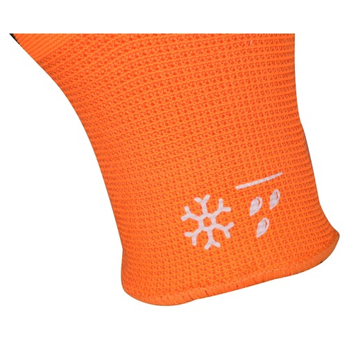 OX-ON Winterhandschuh  Acryl-Strick / Winter Comfort 3300 / Gr. 11 / orange-schwarz Produktbild Additional View 4 L