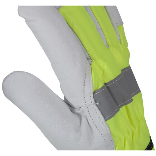 OX-ON Winterhandschuh  Leder / Winter Supreme 3605 / Gr. 10 / gelb-weiß Produktbild Additional View 3 L