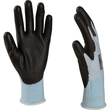 OX-ON Schnittschutzhandschuh Polyester / Cut Basic 9001 / Gr. 10 / hellblau-schwarz Produktbild Additional View 2 S