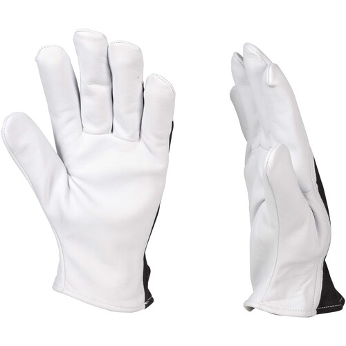 OX-ON Schnittschutzhandschuh Leder / Cut Supreme 9602 / Gr. 10 / weiß-schwarz Produktbild Additional View 2 L