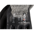 OX-ON Schnittschutzhandschuh Baumwoll- Strick / Cut Supreme 9603 / Gr. 11 / schwarz-grau Produktbild Additional View 7 S