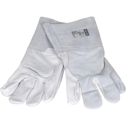 Rindspaltlederhandschuh OX-ON Basic 2003 Gr.10 / weiß-grau Produktbild Additional View 5 L