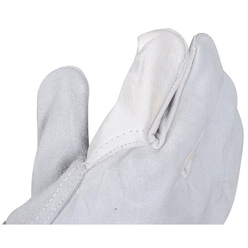 Rindspaltlederhandschuh OX-ON Basic 2003 Gr.10 / weiß-grau Produktbild Additional View 3 L