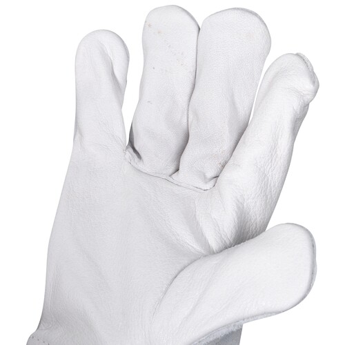 Rindspaltlederhandschuh OX-ON Basic 2003 Gr.10 / weiß-grau Produktbild Additional View 1 L