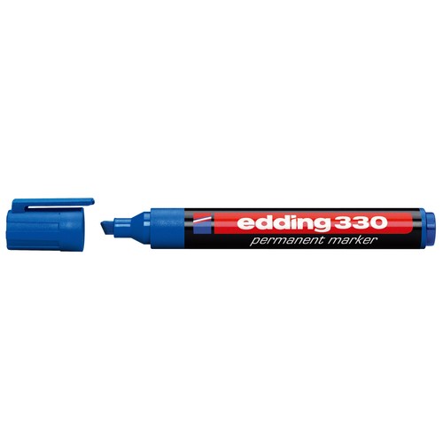 Permanentmarker 330 1-5mm Keilspitze blau Edding 4-330003 Produktbild