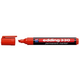 Permanentmarker 330 1-5mm Keilspitze rot Edding 4-330002 Produktbild