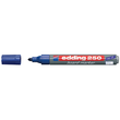 Whiteboardmarker 250 1,5-3mm Rundspitze blau trocken abwischbar Edding 4-250003 Produktbild