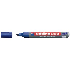 Whiteboardmarker 250 1,5-3mm Rundspitze blau trocken abwischbar Edding 4-250003 Produktbild