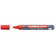 Whiteboardmarker 250 1,5-3mm Rundspitze rot trocken abwischbar Edding 4-250002 Produktbild