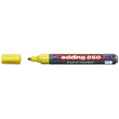 Whiteboardmarker 250 1,5-3mm Rundspitze gelb trocken abwischbar Edding 4-250005 Produktbild