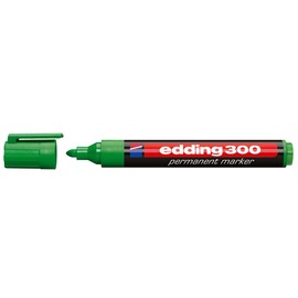 Permanentmarker 300 1,5-3mm Rundspitze grün Edding 4-300004 Produktbild