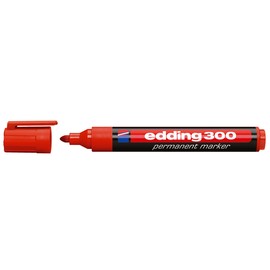 Permanentmarker 300 1,5-3mm Rundspitze rot Edding 4-300002 Produktbild