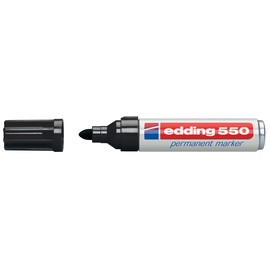 Permanentmarker 550 3-4mm Rundspitze schwarz Edding 4-550001 Produktbild