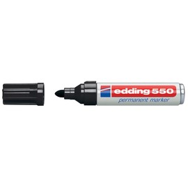 Permanentmarker 550 3-4mm Rundspitze schwarz Edding 4-550001 Produktbild