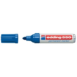 Permanentmarker 550 3-4mm Rundspitze blau Edding 4-550003 Produktbild