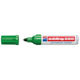 Permanentmarker 550 3-4mm Rundspitze grün Edding 4-550004 Produktbild
