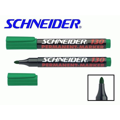 Permanentmarker Maxx 130 1-3mm Rundspitze grün Schneider 113004 Produktbild Front View L