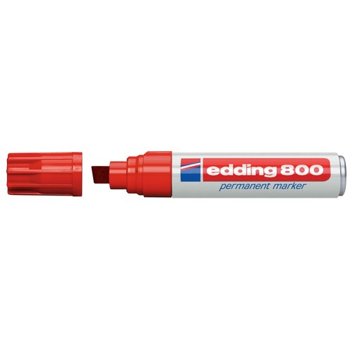 Permanentmarker 800 4-12mm Keilspitze rot Edding 4-800002 Produktbild