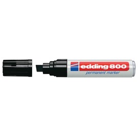 Permanentmarker 800 4-12mm Keilspitze schwarz Edding 4-800001 Produktbild