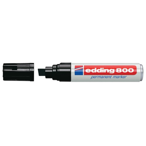 Permanentmarker 800 4-12mm Keilspitze schwarz Edding 4-800001 Produktbild