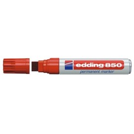 Permanentmarker 850 5-16mm Keilspitze rot Edding 4-850002 Produktbild