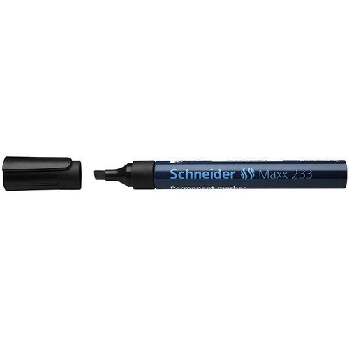 Permanentmarker Maxx 233 1-5mm Keilspitze schwarz Schneider 123301 Produktbild Front View L